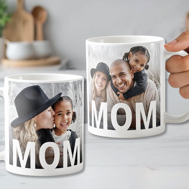 Mug Simple Maman Moderne Photo (Simple Modern Mom Photo Coffee Mug)