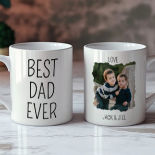 Mug Simple meilleur DAD Jamais Elegant Keepsaké Enfant