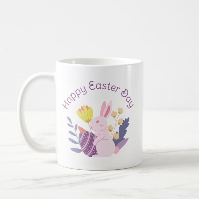 Mug Simple Mignonne Charmant Charmant Pastel Pâques Do (Gauche)