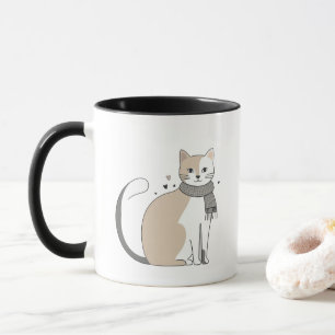 Mug Simple mignonne chatte chatte animal meow pet Vale