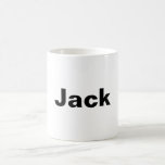 Mug SIMPLE MINIMAL ajouter votre nom toiletteur person<br><div class="desc">conception</div>