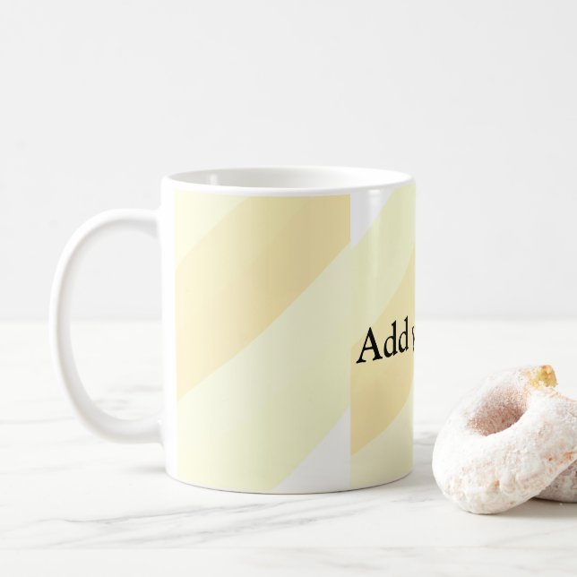 Mug simple minimal ajoutez votre nom demoiselle d'honn (Avec donut)