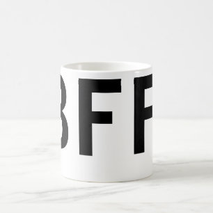 Mug Simple minimal BFF meilleures amies famille nom pe