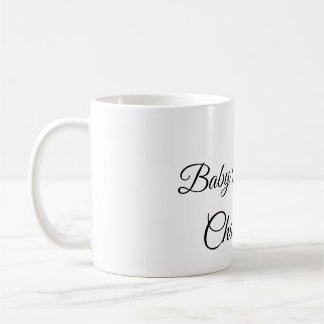 Mug SIMPLE MINIMAL.CUTIE ADD NAME BABY baby shower Thr