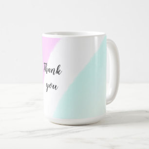 Mug Simple minimal élégant merci élégant personnalisé