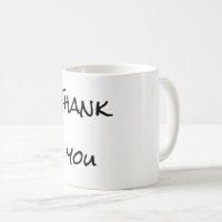 Simple minimaliste élégant merci élégante coutume 
