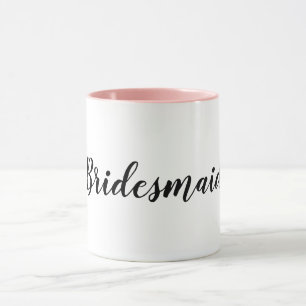 Mug Simple minimaliste élégante mariée de femme de cha