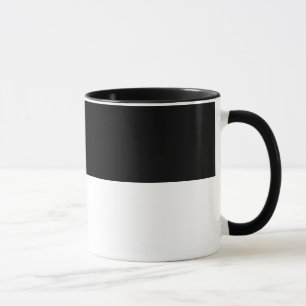 Mug Simple minimaliste noir et blanc