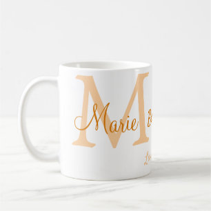 Mug simple minimum meilleur grand-mère jamais orange m