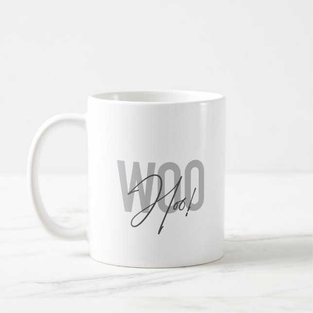Mug Simple, moderne, urbain, design tendance Love Woo  (Gauche)