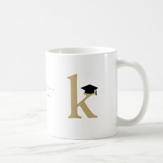 Mug Simple Monogramme Classique Moderne Casquette de R