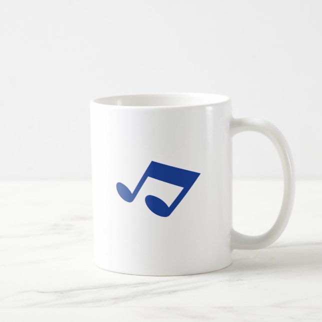Mug Simple note bleue (Droite)