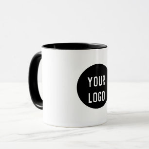 Mug simple personnalisé jaune bleu aquarelle ajouter l