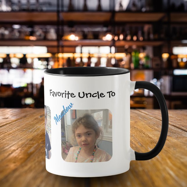 Mug Simple Photo Favorite Uncle Personalize (For the quiet but Favorite Uncle  in your children's lives.)
