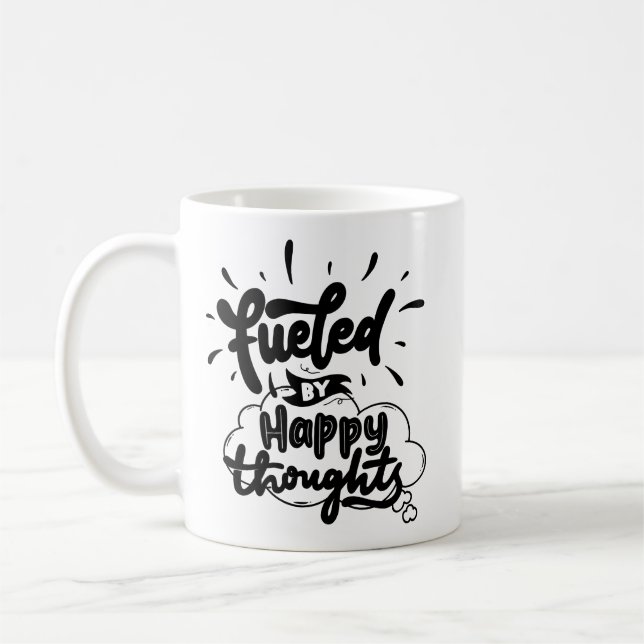 Mug Simple Positivité Citation joyeuse Typographie aud (Gauche)