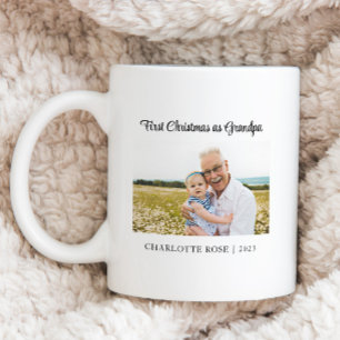 Mug Simple Premier Noël en tant que nouveau grand-père