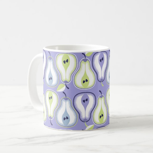 Mug Simple retro pears (Devant gauche)