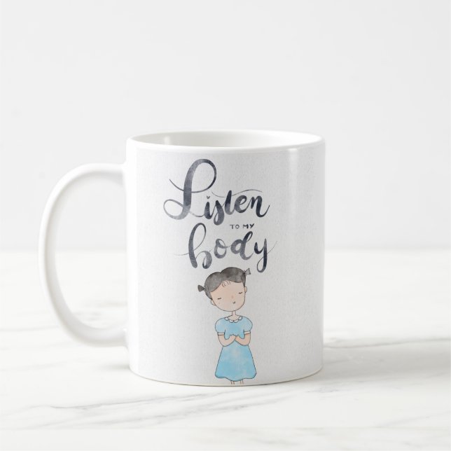 Mug Simple Sens Amour Soi Doux Look Calmant (Gauche)