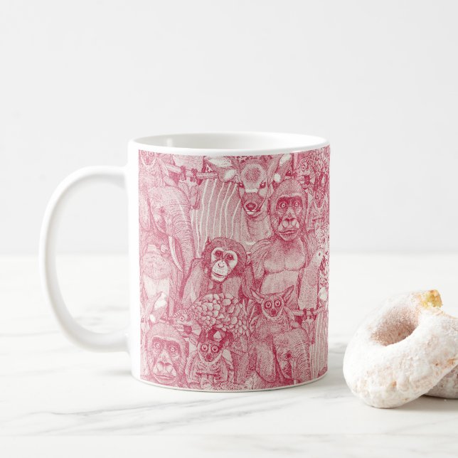 Mug simplement animaux de la jungle africaine viva mag (Avec donut)