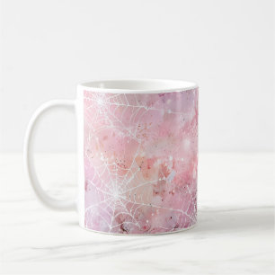 Mug Simples toiles d'araignées roses mignonnes Whimsic