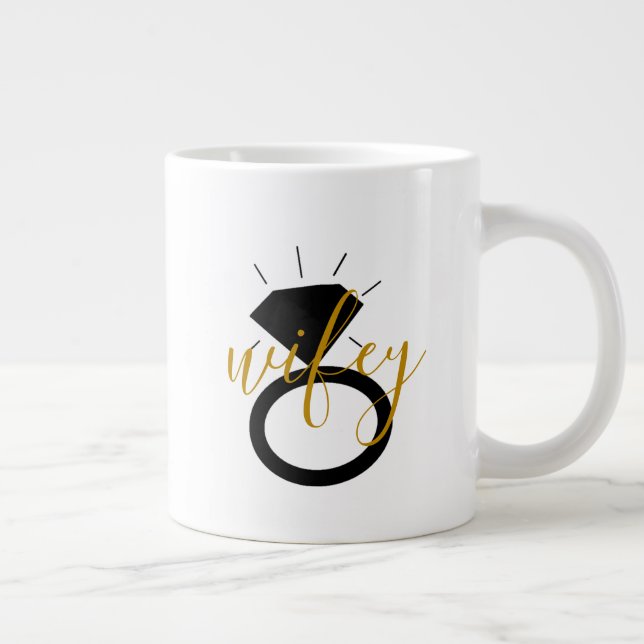 Mug - Sing wifey Black Gold (Droite)