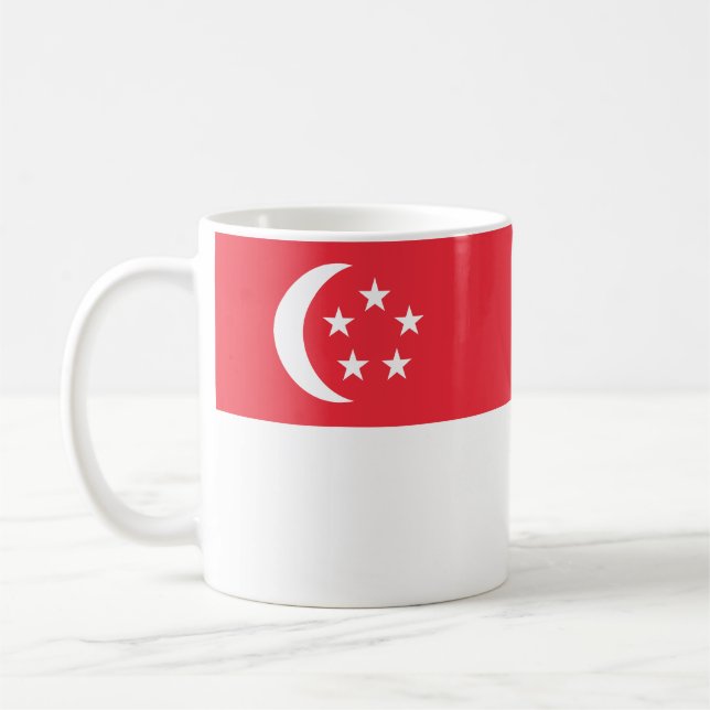 Mug Singapore Flag (Gauche)