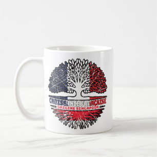 Mug Singapour France France Arbre Racines