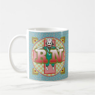 Mug Singe Chaussette Infirmière RN