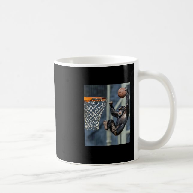 Mug Singe de chimpanzé drôle graphique  (Droite)