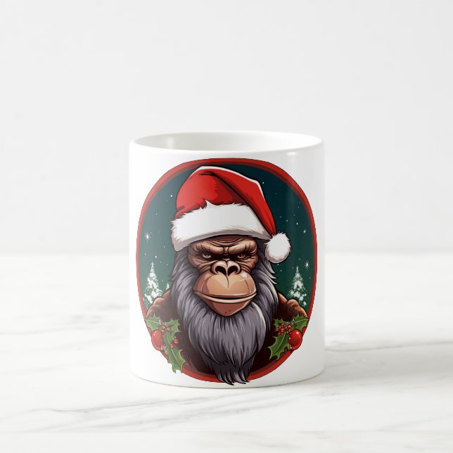 Mug singe de Noël (Centre)