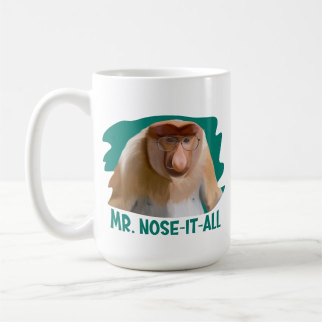 Mug Singe de Punny Proboscis (Gauche)