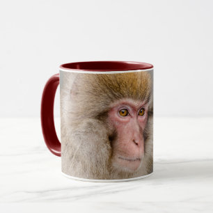 Mug Singe des neiges Brown, Photographie japonaise