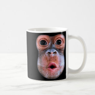 Mug Singe drôle qui gonfle le visage de l'estomac, Sin