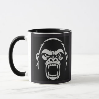 Mug Singe en colère - Singe calme - Logo de Stressed A