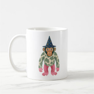 Mug Singe Mignon avec Chapeau de Magicien