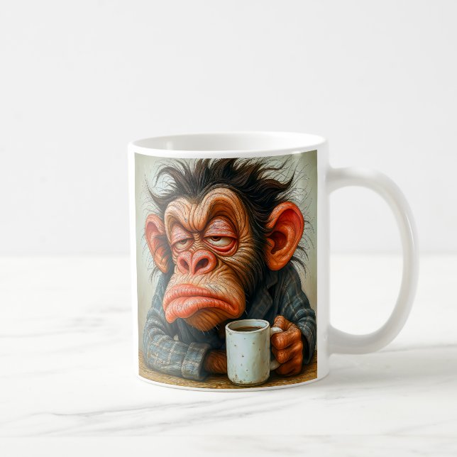 Mug Singe pas très en forme (Droite)