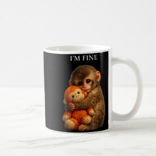 Mug singe poing bébé mignon animal drôle