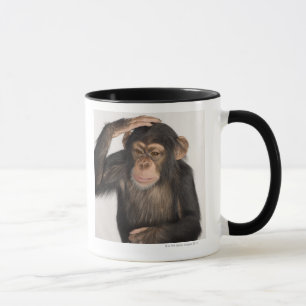 Mug Singe rayant sa tête