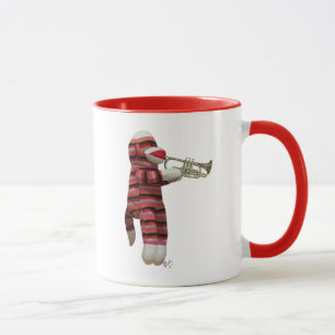 Mug Singe-Sock Jouer Trumpet