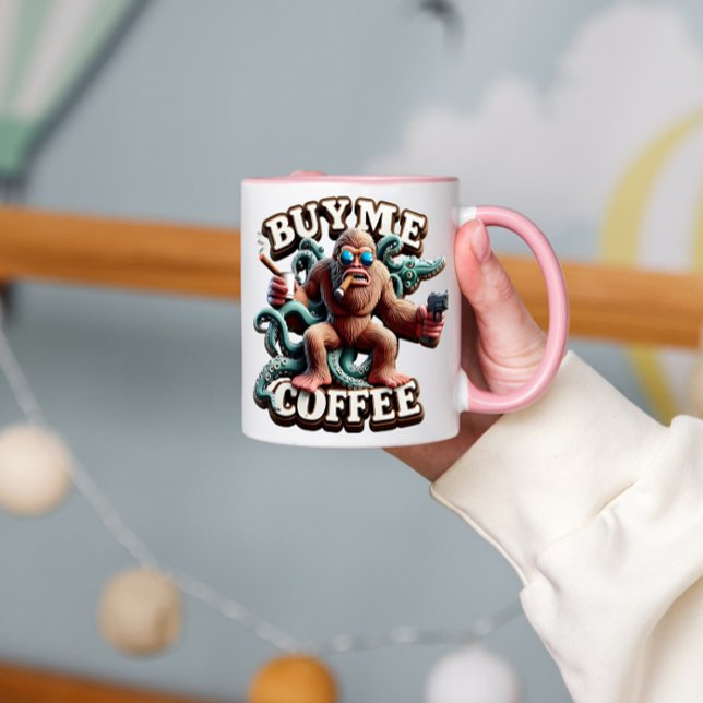 Mug Singes Java Robbage Acheter Un Café (Créateur téléchargé)