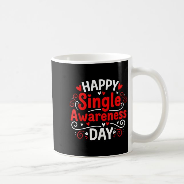 Mug Single Awareness Day Funny Anti-valentine Humor De (Droite)