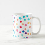 Mug Singularité<br><div class="desc">Points aléatoires colorés motif avec couleurs agates</div>