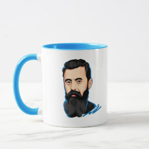 Mug Sionisme politique de SABABA™ Theodor Herzl Israël