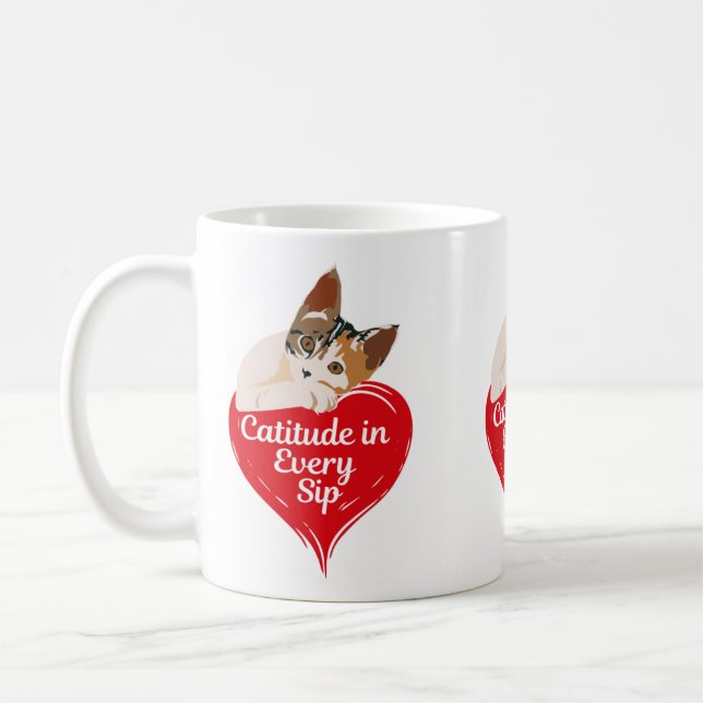 Mug Sip with Catitude (Gauche)