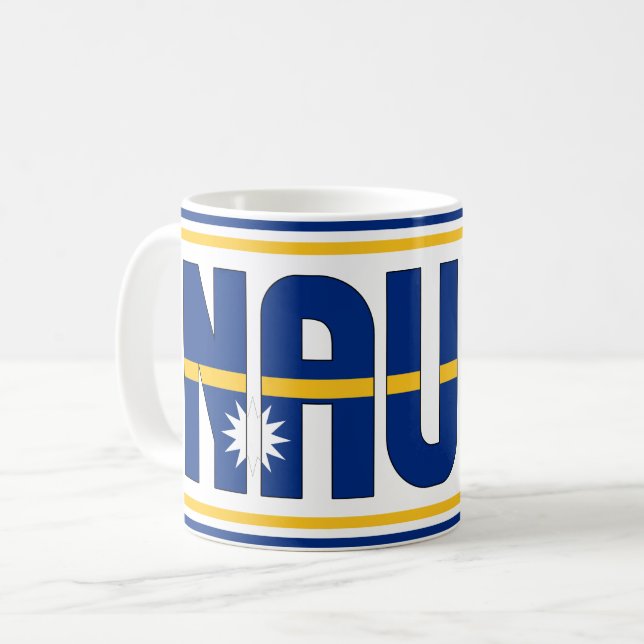 Mug Sippin' avec Nauru Patriotique (Devant gauche)