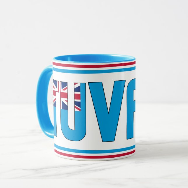 Mug Sippin' avec Tuvalu Patriotic Coffee (Devant gauche)