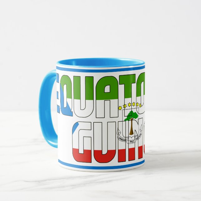 Mug "Sippin' with Equatorial Guinea" Café patriotique (Devant gauche)