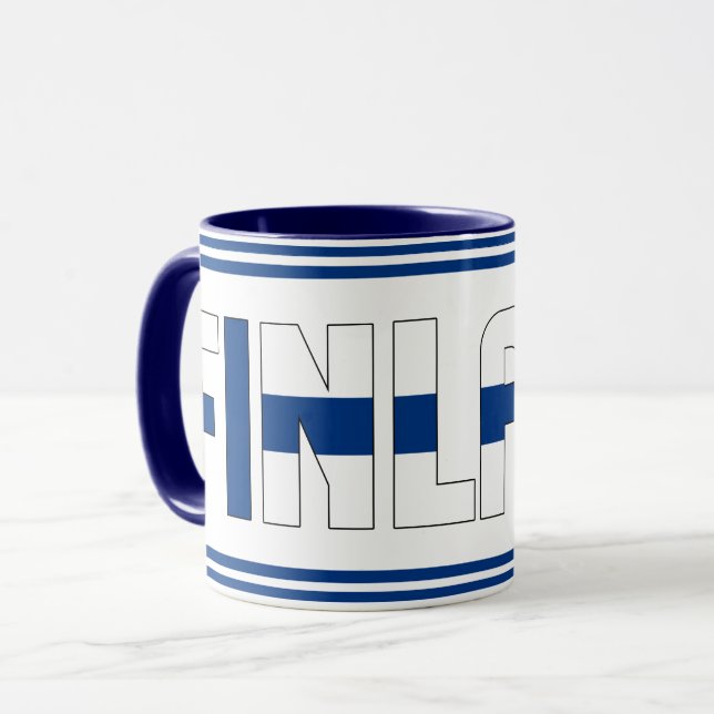 Mug "Sippin' with Finland" Café patriotique (Devant gauche)