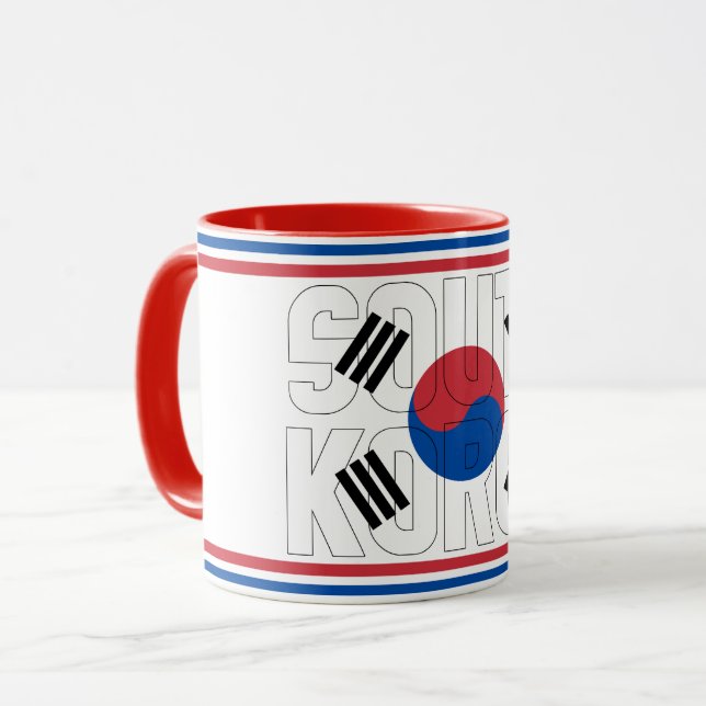 Mug "Sippin' with South Korea" Café patriotique (Devant gauche)