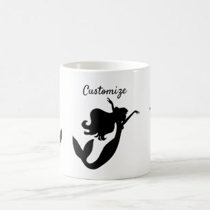 Mug Sirène à bord noir/blanc Thunder_Cove